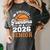 Proud Grandma Of A 2026 Senior Basketball Graduation Women's Comfort Colors T-Shirt Pepper