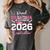 Proud Grandma Of A 2026 Senior Class Of 2026 Graduation Women's Comfort Colors T-Shirt Pepper