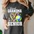 Proud Grandma Of A 2026 Senior Volleyball Graduation Leopard Women's Comfort Colors T-Shirt Pepper