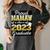 Proud Mamaw Of 2023 Graduate Class 2023 Graduation Family Women's Comfort Colors T-Shirt Pepper