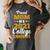 Proud Mom Of A 2021 College Graduate Senior Graduation Women's Comfort Colors T-Shirt Pepper