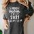 Proud Mom Of a 2021 Senior Graduation Women's Comfort Colors T-Shirt Pepper