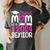 Proud Mom Of A 2024 Senior Graduation Women's Comfort Colors T-Shirt Pepper