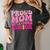 Proud Mom Of a 2025 Graduate Class Senior Graduation Mother Women's Comfort Colors T-Shirt Pepper