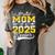 Proud Mom Of a 2025 Senior Graduate Graduation Women's Comfort Colors T-Shirt Pepper
