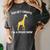 Proud Mom Graduation Shirt You Bet Giraffe Graduate Pun Women's Comfort Colors T-Shirt Pepper