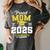 Proud Mom Of Two Class Of 2025 Graduates Twins Graduation Women's Comfort Colors T-Shirt Pepper