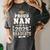 Proud Nan Of A Class Of 2025 Graduate Senior Graduation Women's Comfort Colors T-Shirt Pepper