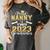 Proud Nanny Of Two 2023 Graduate Class 2023 Graduation Women's Comfort Colors T-Shirt Pepper