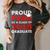 Proud Papa Of A Class Of 2018 Graduate Shirt Graduation Women's Comfort Colors T-Shirt Pepper