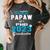 Proud Papaw Class Of 2023 PHD Graduate Doctorate Graduation Women's Comfort Colors T-Shirt Pepper