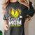 Proud Senior Mom Class Of 2026 Softball Graduation Heart Women's Comfort Colors T-Shirt Pepper