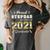 Proud Stepdad Class Of 2021 Graduate Senior 21 Graduation Women's Comfort Colors T-Shirt Pepper