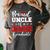 Proud Uncle Of A 2026 Graduate Senior Family Graduation Women's Comfort Colors T-Shirt Pepper