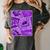 Purple Comic Book Purple Color Graphic Women's Comfort Colors T-Shirt Pepper