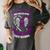 Purple In Memory Great Grandma Pancreatic Cancer Awareness Women's Comfort Colors T-Shirt Pepper