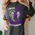 Purple In Memory Of My Great Grandmother Epilepsy Awareness Women's Comfort Colors T-Shirt Pepper Purple In Memory Of My Great Grandmother Epilepsy Awareness Women's Comfort Colors T-Shirt Pepper