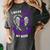 Purple In Memory Of My Niece Epilepsy Awareness Aunt Uncle Women's Comfort Colors T-Shirt Pepper