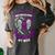 Purple In Memory Of Wife Pancreatic Cancer Awareness Women's Comfort Colors T-Shirt Pepper Purple In Memory Of Wife Pancreatic Cancer Awareness Women's Comfort Colors T-Shirt Pepper