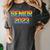 Rainbow LGBT Pride Senior 2023 Graduation Women's Comfort Colors T-Shirt Pepper
