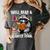 Well Read & Slightly Feral Raccoon Book Lover Graphic Women's Comfort Colors T-Shirt Pepper