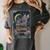 The Reader Tarot Card Book Dragon Romantasy Fantasy Bookish Women's Comfort Colors T-Shirt Pepper