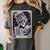 The Reader Tarot Card Women Book Lover Librarian Read Women's Comfort Colors T-Shirt Pepper