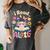 Reading Axolotl Book Lover Wildflowers Women's Comfort Colors T-Shirt Pepper
