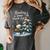 Reading Is Snow Much Fun Christmas Books Snowman Bookworm Women's Comfort Colors T-Shirt Pepper