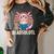 Readsolotl Axolotl Reading Book Lover Kawaii Bookworms Women's Comfort Colors T-Shirt Pepper