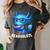 Readsolotl Blue Kawaii Axolotl Book Lover Reading Women's Comfort Colors T-Shirt Pepper