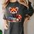 Red Panda Books Lover Reading Bookworm Women's Comfort Colors T-Shirt Pepper Red Panda Books Lover Reading Bookworm Women's Comfort Colors T-Shirt Pepper