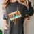 Retro Cassette Tape & Pencil Rewind Nostalgia Party 80s 90s Women's Comfort Colors T-Shirt Pepper