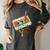 Retro Cassette Tape & Pencil Rewind Nostalgia Party 80s 90s Women's Comfort Colors T-Shirt Pepper
