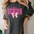 Retro Senior 2026 Class Of 2026 Coquette Pink Bow Graduation Women's Comfort Colors T-Shirt Pepper