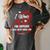 Ribbon Blood Cancer Angel Memory Support Dad Mom Red Women's Comfort Colors T-Shirt Pepper