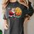 Santa Holding Cookie Xmas Baker Introvert Christmas Women's Comfort Colors T-Shirt Pepper