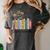 School Counselor Wildflower Book School Counseling Life Women's Comfort Colors T-Shirt Pepper