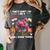 School Secretary Read Books And Know Things Flowers Flamingo Women's Comfort Colors T-Shirt Pepper