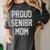 SEN18R Mom Shirt Senior Grad 2018 Graduation Party T-Shirt Women's Comfort Colors T-Shirt Pepper