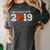 Senior 2019 Basketball Shirt Graduation Class Of 2019 Stars Women's Comfort Colors T-Shirt Pepper