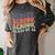 SENIOR 2023 Retro Class Of 2023 Seniors Graduation 23 Hippie Women's Comfort Colors T-Shirt Pepper