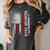 Senior 2026 American Flag Shirt USA Graduation Class Of 2026 Women's Comfort Colors T-Shirt Pepper