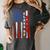 Senior 2026 Baseball American Flag Class Of 2026 Graduation Women's Comfort Colors T-Shirt Pepper