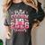 Senior 2026 Class Of 26 Coquette Pink Bow Graduation Cousin Women's Comfort Colors T-Shirt Pepper