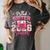 Senior 2026 Class Of 26 Coquette Pink Bow Graduation Sister Women's Comfort Colors T-Shirt Pepper