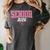 Senior 2026 Pink Coquette Bow Class Of 2026 Graduation Women Women's Comfort Colors T-Shirt Pepper
