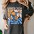 Senior 2026 Retro Groovy Flowers Graduation Women's Comfort Colors T-Shirt Pepper