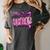 Senior 2027 Class Of 2027 Coquette Girl Pink Graduation 2027 Women's Comfort Colors T-Shirt Pepper