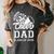 Senior Cheerleader Dad Cheer Class Of 2026 Graduation Men Women's Comfort Colors T-Shirt Pepper